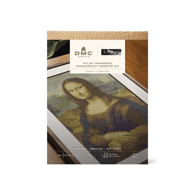 Kit de Tapisserie Mona Lisa - DMC - Rougier et Plé
