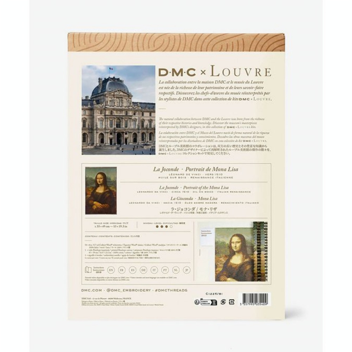Kit de Tapisserie Mona Lisa - DMC - Rougier et Plé