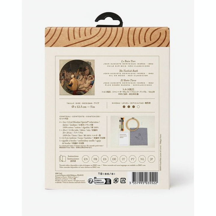 Kit de broderie traditionnelle Le Bain Turc - DMC - Rougier et Plé