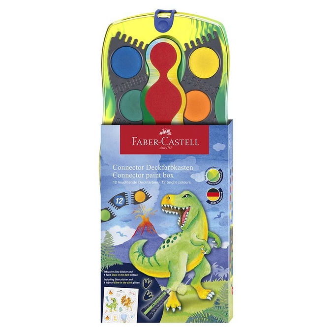 Peinture Connector Palette Dinosaure - Faber-Castell - Rougier et Plé