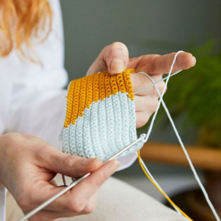 Crochet Kit Cadre bébé girafe - DMC - Rougier et Plé