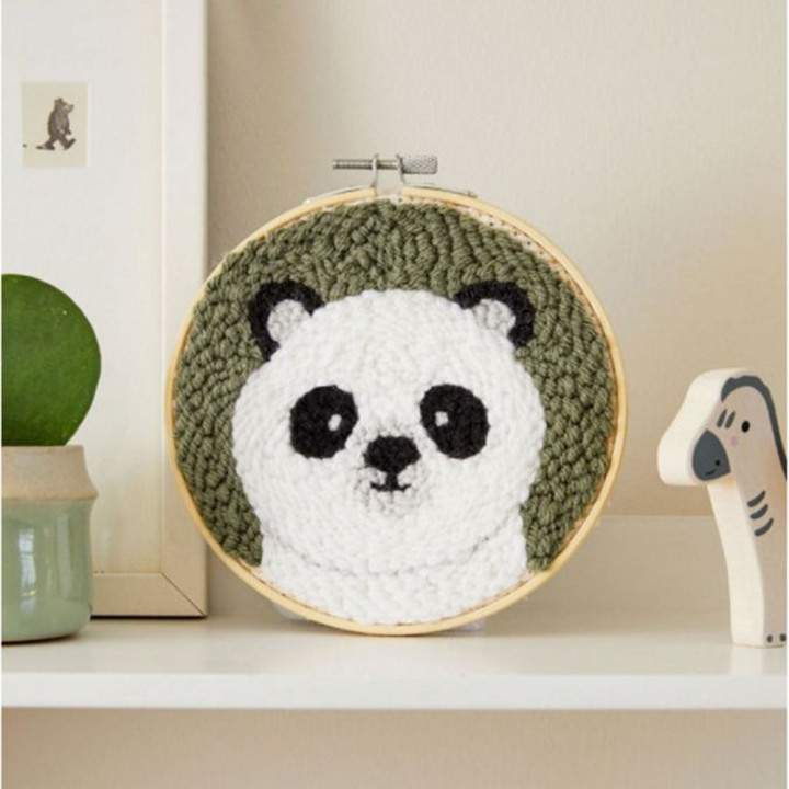 Punch needle Kit Bébé panda - DMC - Rougier et Plé