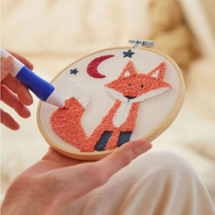 Punch needle Kit Bébé renard - DMC - Rougier et Plé