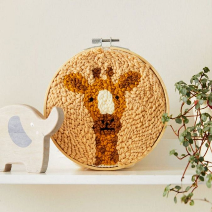 Punch needle Kit Bébé girafe - DMC - Rougier et Plé