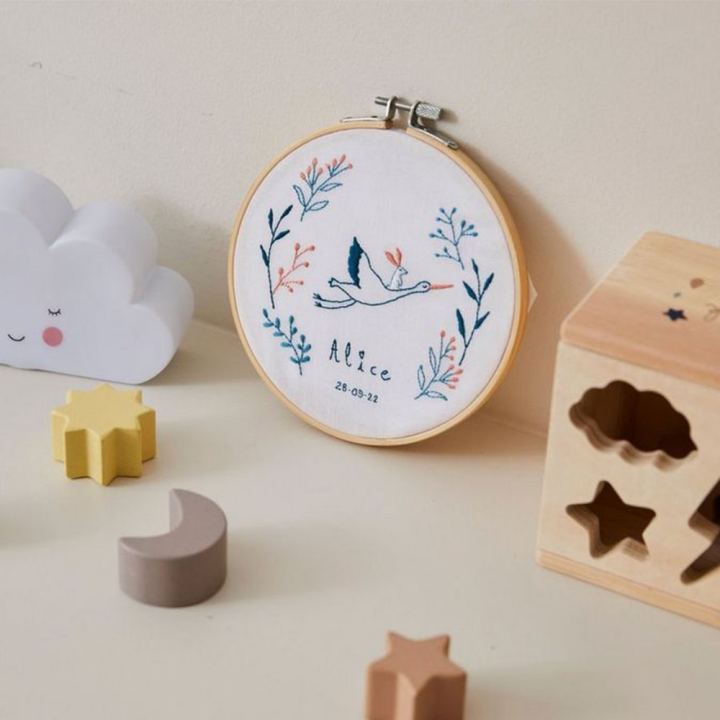Broderie Kit Tradi cigogne - DMC - Rougier et Plé