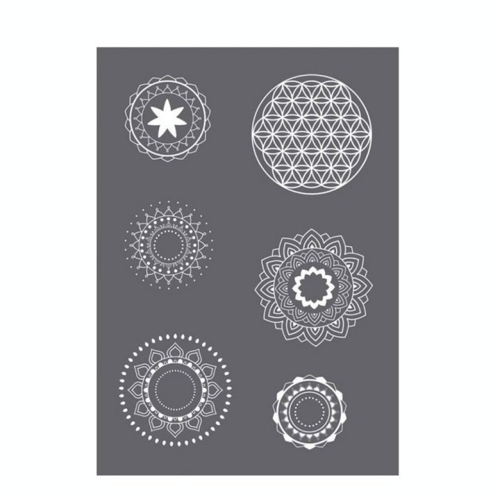 Pochoir de sérigraphie Mandala A5 - Rayher - Rougier et Plé