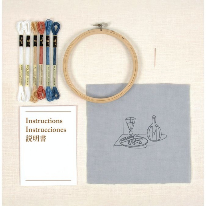 Kit de broderie traditionnelle Le Dessert de Gaufrettes - Rougier et Plé