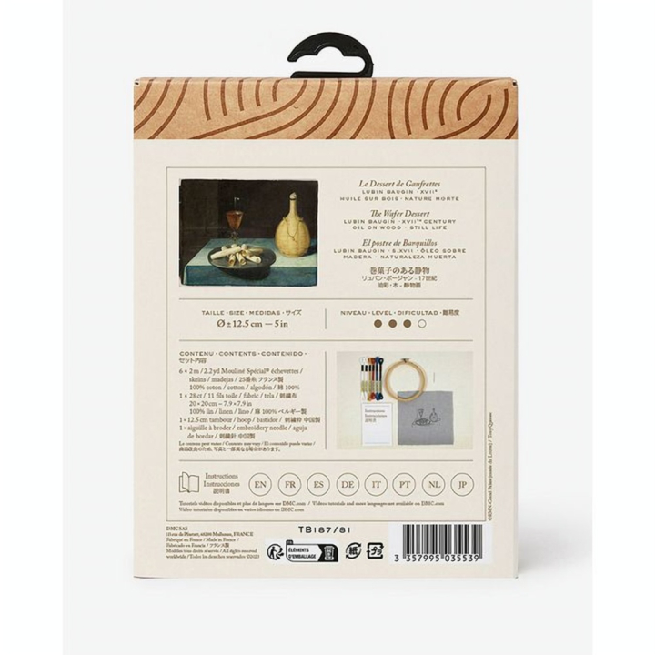 Kit de broderie traditionnelle Le Dessert de Gaufrettes - Rougier et Plé