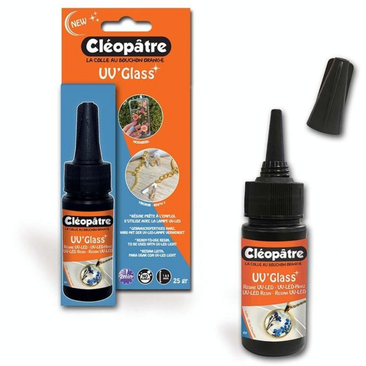 Résine UV'Glass UV-LED 25 g - Cléopatre - Rougier et Plé