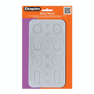 Moule silicone Résin'Mould 16 Boucles d'oreilles - Cléopatre - Rougier et Plé