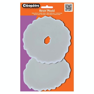 Moule silicone Résin'Mould 2 grandes Géodes - Cléopatre - Rougier et Plé