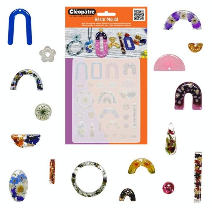 Moule silicone Résin'Mould Bijoux bohème - Cléopatre - Rougier et Plé