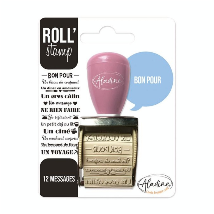 Tampon roll'Stamp Bon pour - Aladine - Rougier et Plé
