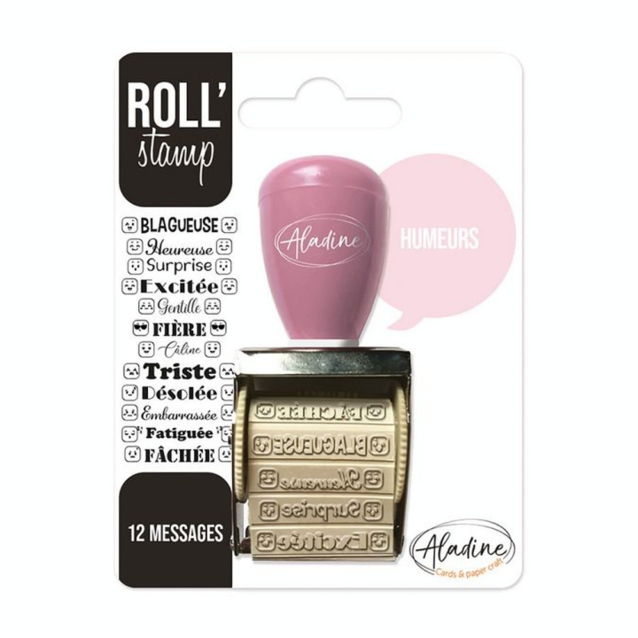 Tampon roll'Stamp Humeurs - Aladine - Rougier et Plé