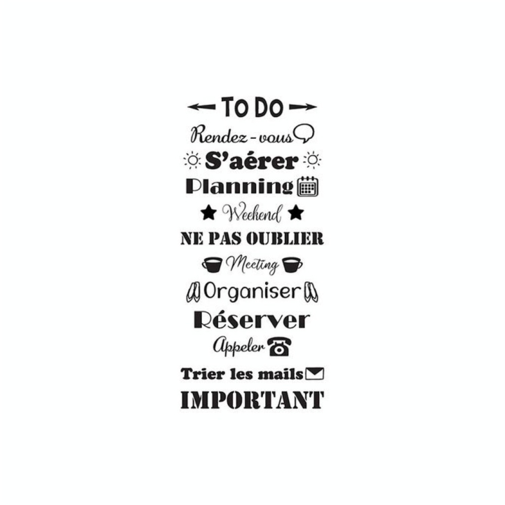 Tampon roll'Stamp To do list - Aladine - Rougier et Plé