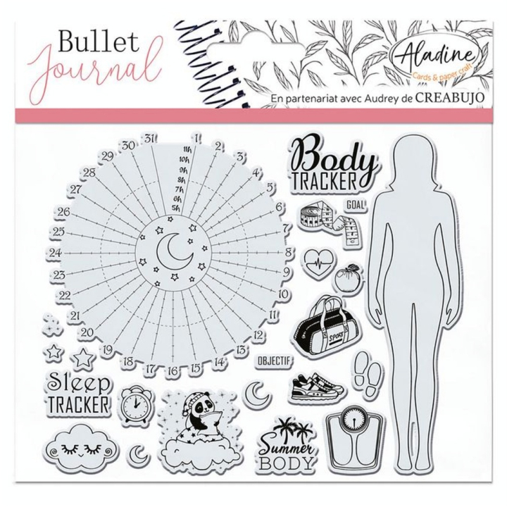 Tampon transparents Stampo bullet Trackers N°2 - Aladine - Rougier et Plé