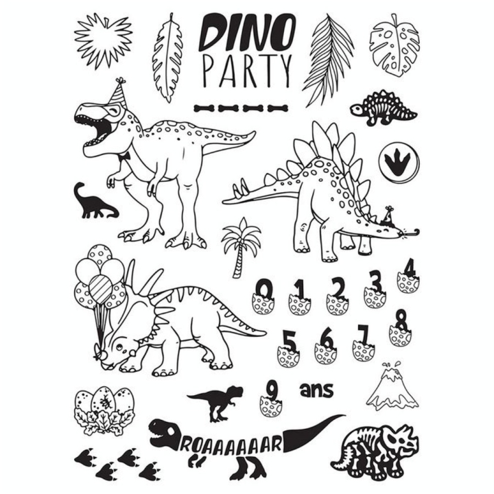 Kit Stampo birthday Dinosaure - Aladine - Rougier et Plé