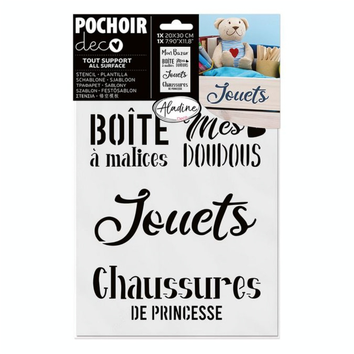 Pochoir déco Chambre enfant - Aladine - Rougier et Plé
