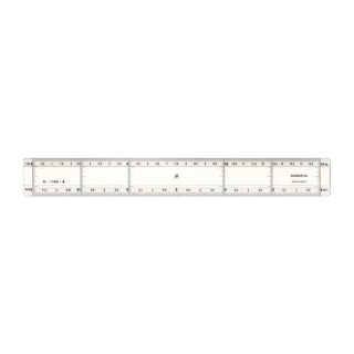 Règle à lavis 30 cm Réduction 1/40 et 1/50 - Minerva - Rougier et Plé