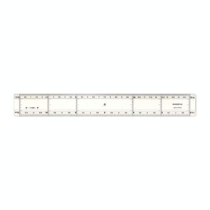 Règle à lavis 30 cm Réduction 1/40 et 1/50 - Minerva - Rougier et Plé