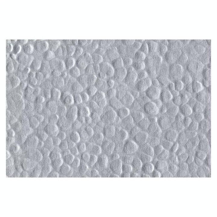Papier Texture métal martelé argenté 30 x 30 cm - Artemio - Rougier et Plé