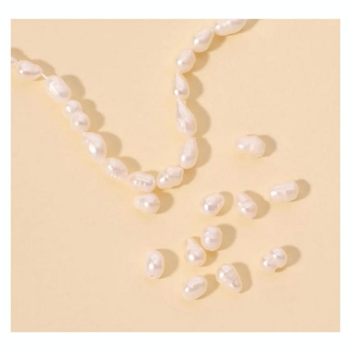 Perle en Nacre 10 pcs Trou 0,5 mm - Perles Corner - Rougier et Plé