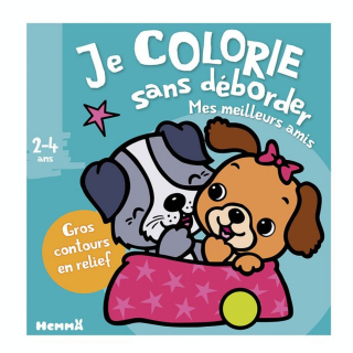 Je colorie sans déborder - Mes meilleurs amis - Dès 2 ans - Hemma - Rougier et Plé