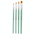 Pinceau court Synthétique 4 pcs Usé Bombé - Pébéo - Rougier et Plé