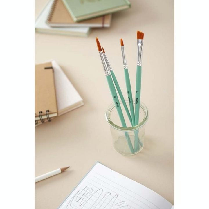 Pinceau court Synthétique 3 pcs Rond - Pébéo - Rougier et Plé