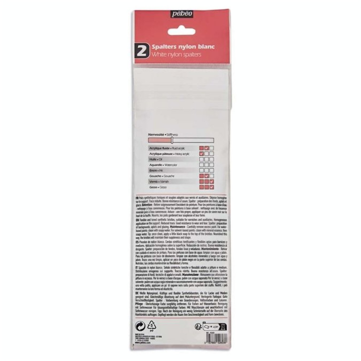 Spalter Nylon Blanc 2 pcs N°25 et 50 - Pébéo - Rougier et Plé