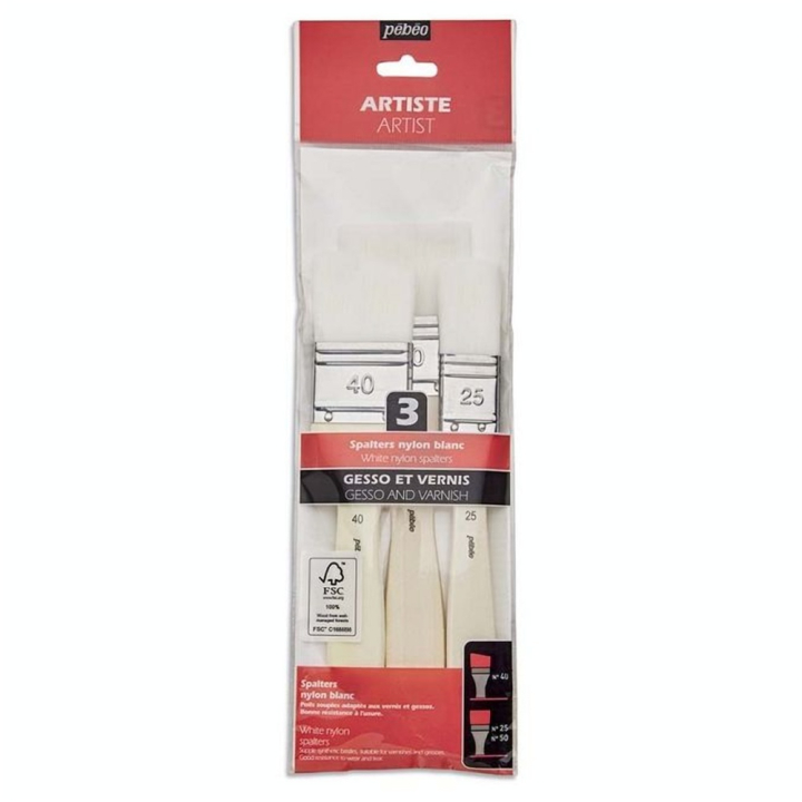 Spalter Nylon Blanc 3 pcs Plat + Biseauté - Pébéo - Rougier et Plé