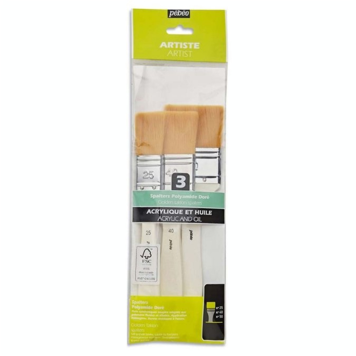 Spalter Plat Synthétique Doré 3 pcs - Pébéo - Rougier et Plé