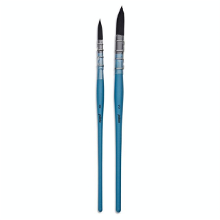 Pinceau Mouilleur Imitation Petit Gris 2 pcs N°0 et 3 - Pébéo - Rougier et Plé
