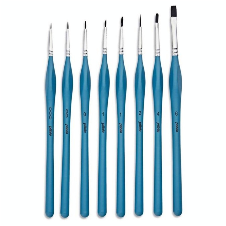 Pinceau Aquarelle Imitation Petit Gris 8 pcs Précision - Pébéo - Rougier et Plé