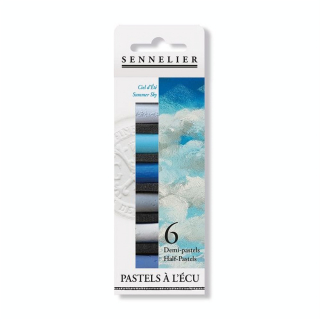 Demi-pastels à l'écu 6 pcs Set Ciel d'Été - Sennelier - Rougier et Plé