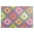 Papier Indien fait main 50 x 70 cm 120 g/m² Losange Luminescent S/Violet - Esprit Papier - Rougier et Plé