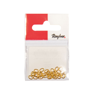 Anneaux dorés 8 mm - Rayher - Rougier et Plé