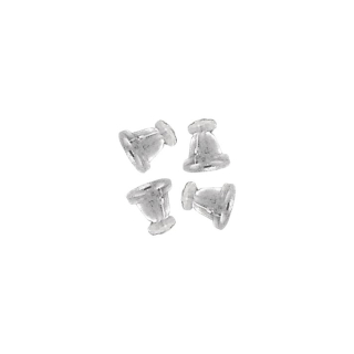 Attaches de boucles d'oreilles transparentes - Rayher - Rougier et Plé