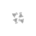Attaches de boucles d'oreilles transparentes - Rayher - Rougier et Plé
