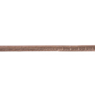 Bande de cuir synthétique métallique plat Or rose 3 mm - Rayher - Rougier et Plé