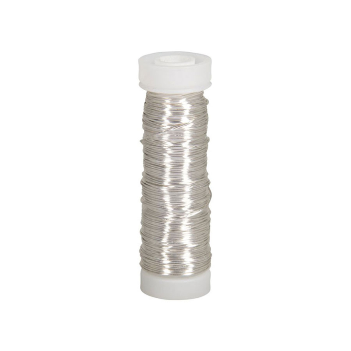 Bobine de fil d'argent - Rayher - Rougier et Plé