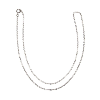 Chaîne argentées à maillons 50 cm - Rayher - Rougier et Plé