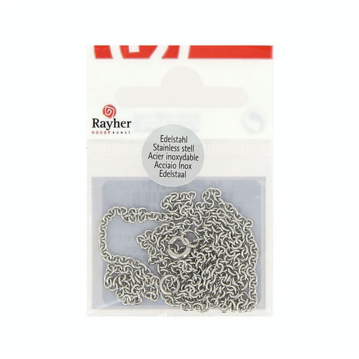 Chaîne inox à maillons 60 cm - Rayher - Rougier et Plé