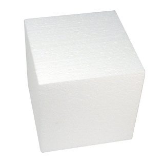 Cube en polystyrène 20 x 20 x 20 cm - Rayher - Rougier et Plé