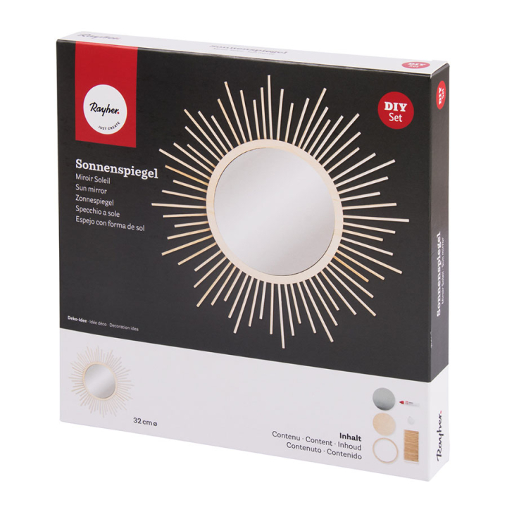 Kit Miroir Soleil 32 cm - Rayher - Rougier et Plé