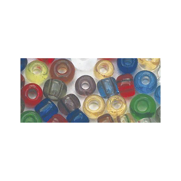 Perles de rocaille 2 mm Colorées transparentes - Rayher - Rougier et Plé