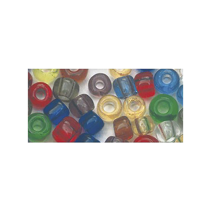 Perles de rocaille 2,6 mm Colorées transparentes - Rayher - Rougier et Plé