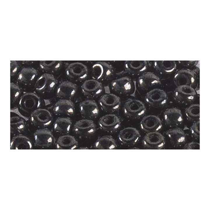 Perles de rocaille 3 mm Anthracite brillant - Rayher - Rougier et Plé