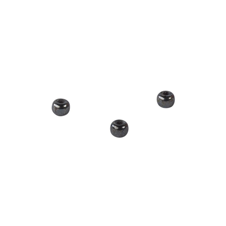Perles de rocaille 3 mm Anthracite brillant - Rayher - Rougier et Plé