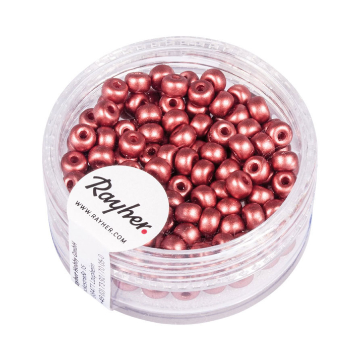 Perles de rocaille 4 mm mat - Rayher - Rougier et Plé